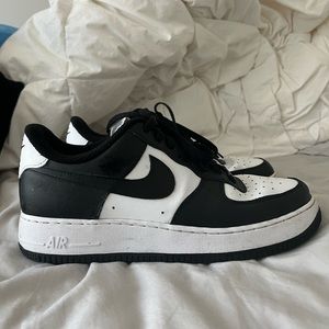 Black & White Air Force 1s